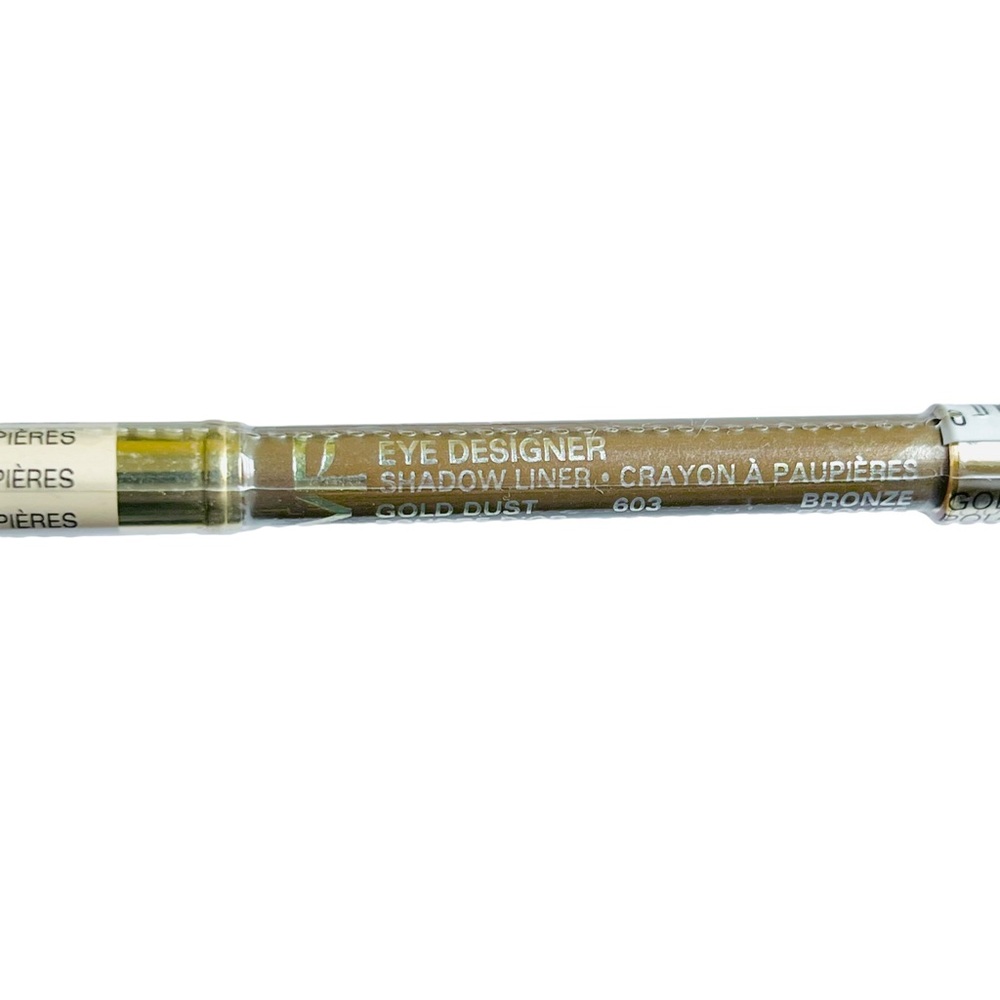 Max Factor Eye Designer Shadow Liner Duo & Eyeliner Blender Tip Gold Dust 603 - Picture 2 of 8